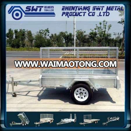 Hot Gal 7x5 Cage Trailer of Full weld & Tilting Type