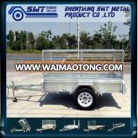 Hot Gal 7x5 Cage Trailer of Full weld & Tilting Type