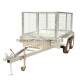 Galvanized Cage Trailer Tractor Dump Truck Trailer (SWT-TT85)