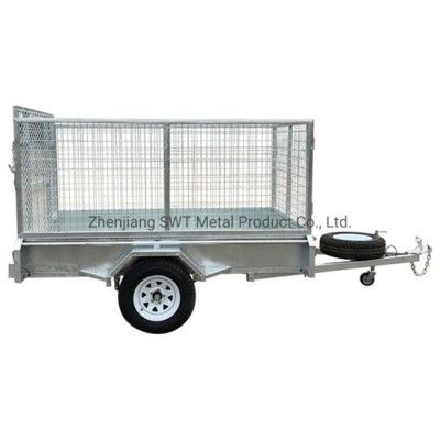 Single Axle Box Trailer with Brake