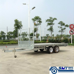 Flat Bed Transportation Trailer with 2t Pay Load (SWT-FTT147)